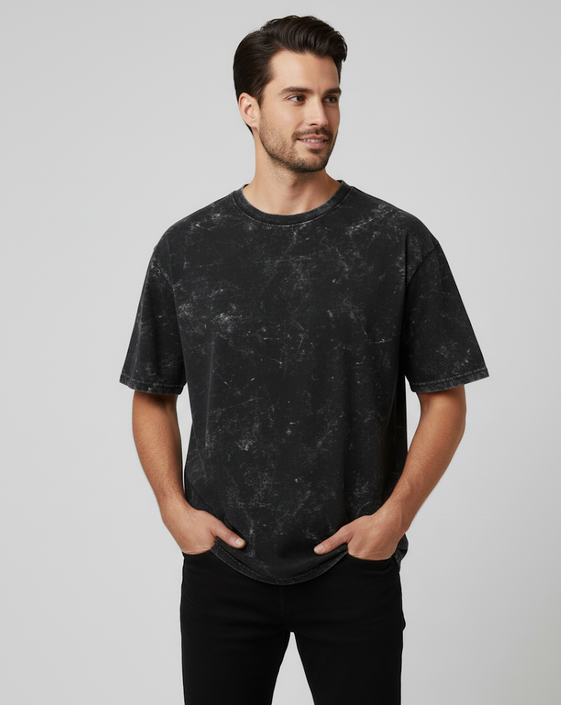 Acid Washed Oversized Tee
